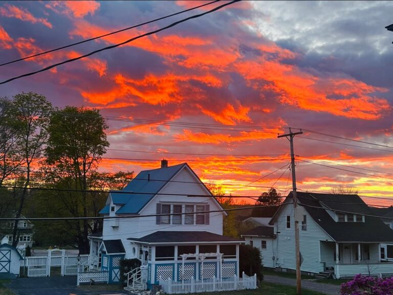 Beatiful sunsets in Maine